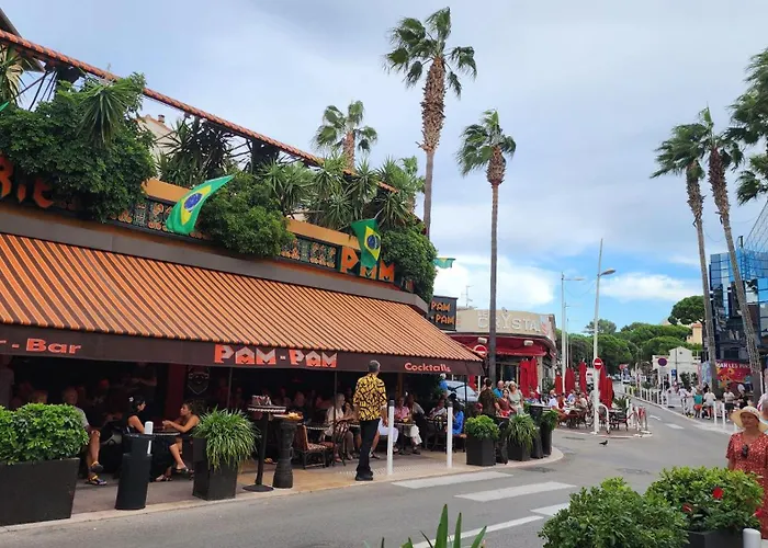 아파트 Spacieux Plages Gare Juan Les Pins
